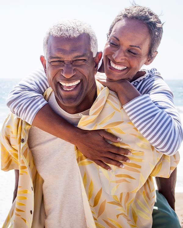 Older Couple on Beach