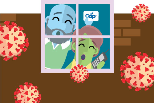 Couple quarantined due to pandemic